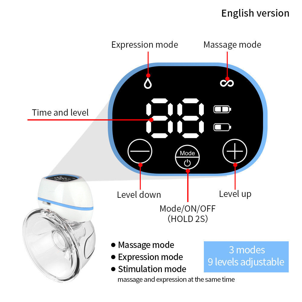 Wearable Breast Pump Integrated And Portable